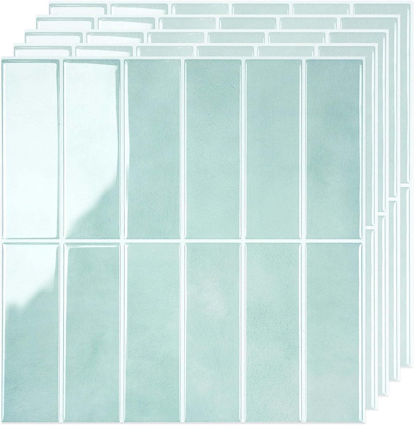 5 Pack Peel and Stick Backsplash Subway Tiles for Easy DIY