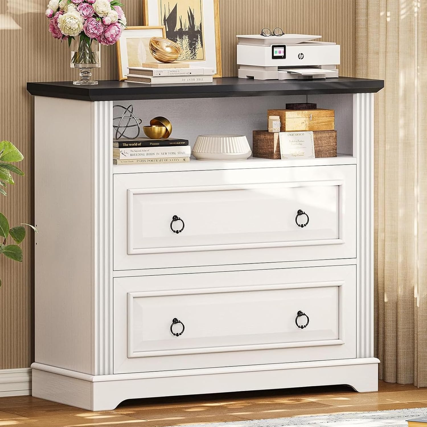 Itaar 2 Drawer File Cabinet: Stylish Farmhouse Storage