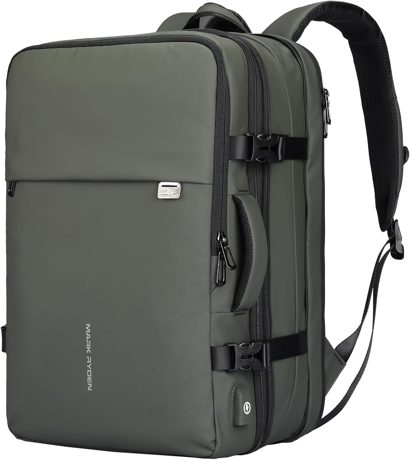 MARK RYDEN Travel Backpack for Men - 40L USB Charging Design