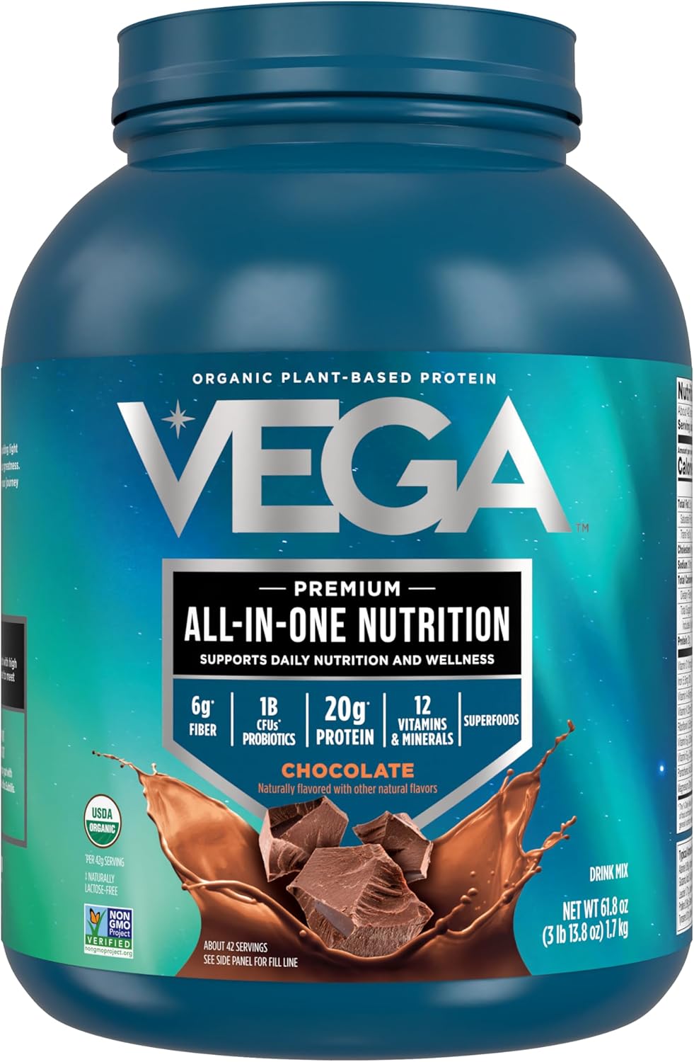 Vega All in One Nutrition Organic Protein Shake - 20g Vegan Protein
