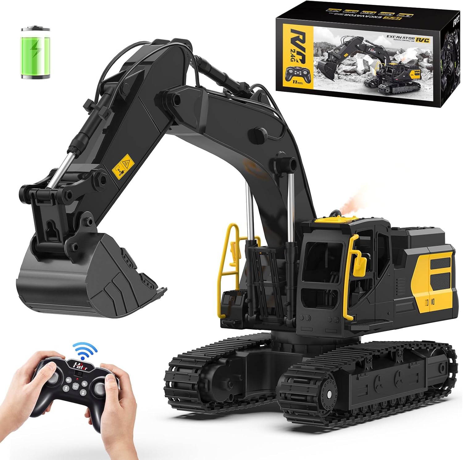 1:18 Remote Control Excavator Toy for Boys - Ultimate Fun
