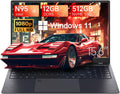 High-Performance 15.6 Laptop: DDR5 12GB RAM, 512GB SSD, Intel Celeron N95, Windows 11 Pro