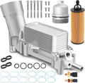 Upgraded Full Aluminum Oil Filter Housing with Sensors - Durable Fit