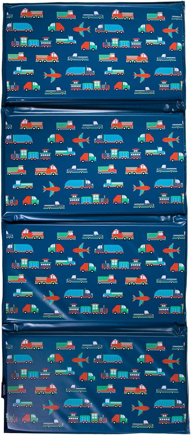 Wildkin Kids Vinyl Nap Mat - Durable Foldable Rest Mat for Kids
