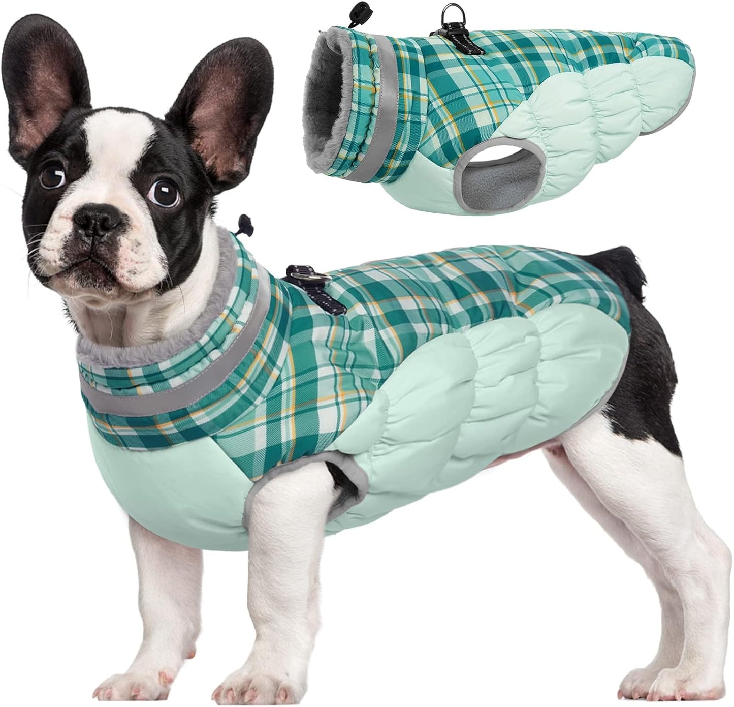 FUAMEY Dog Coat for Medium Dogs - Waterproof Winter Jacket