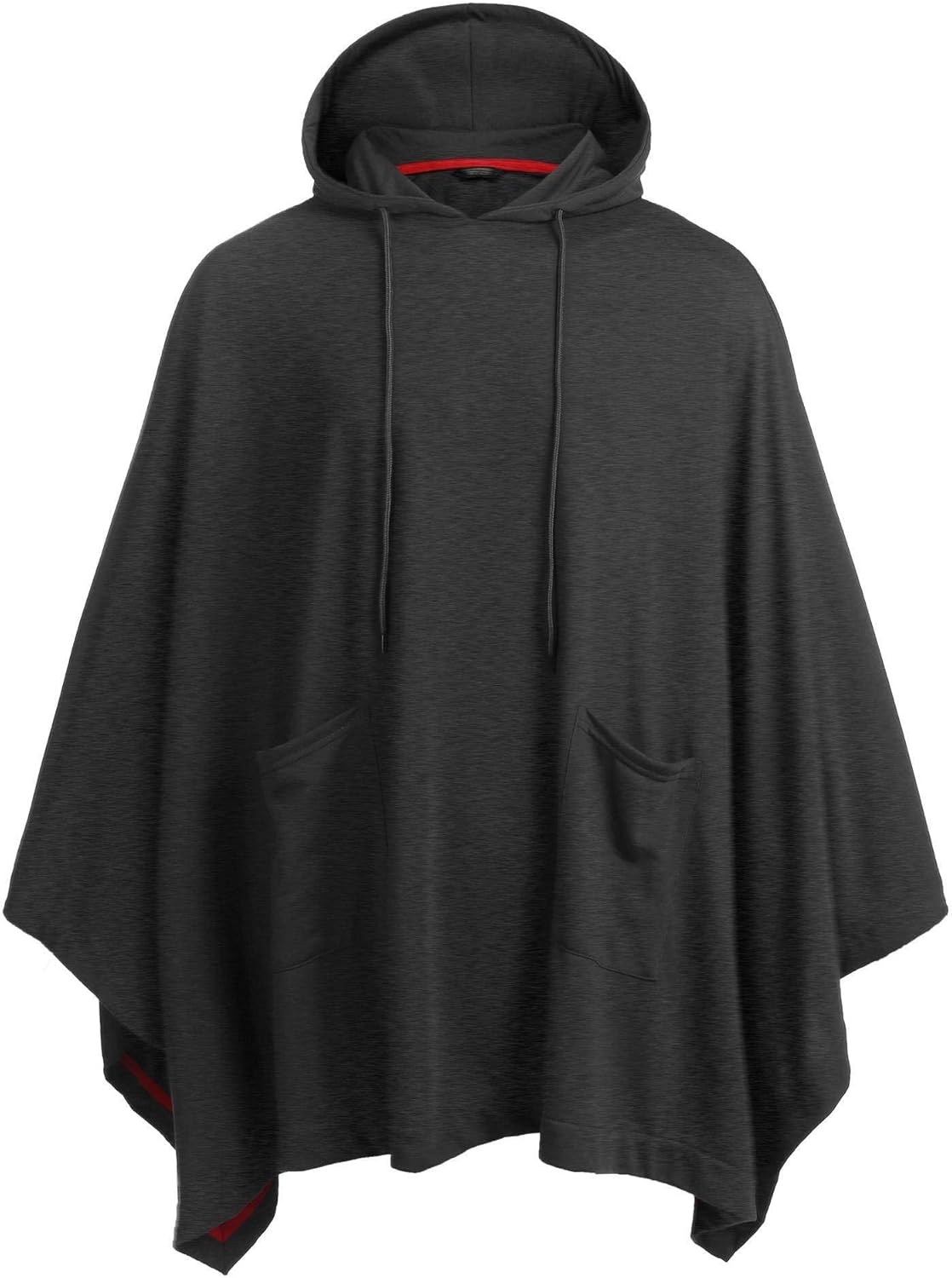 COOFANDY Unisex Casual Hooded Poncho Cape Cloak Fashion Coat