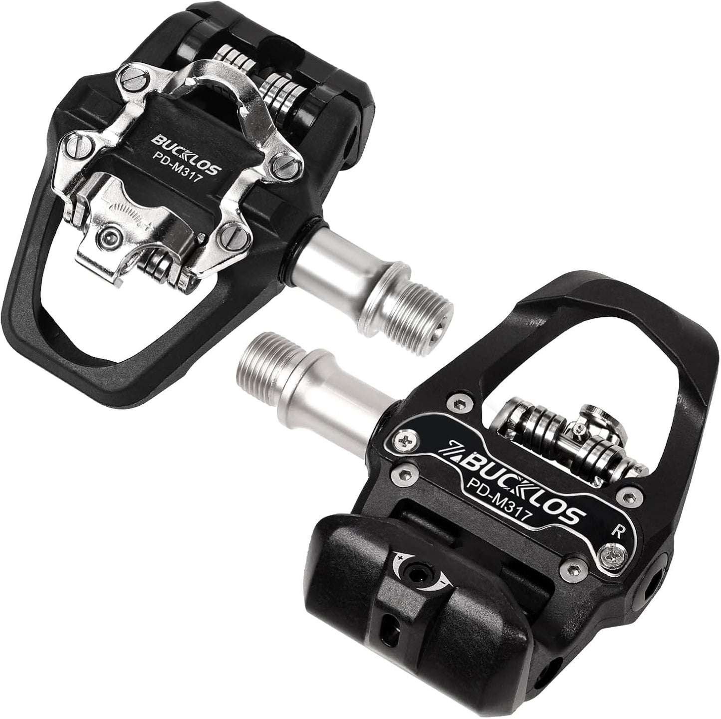 BUCKLOS Look Delta SPD Spin Bike Pedals for Indoor Cycling