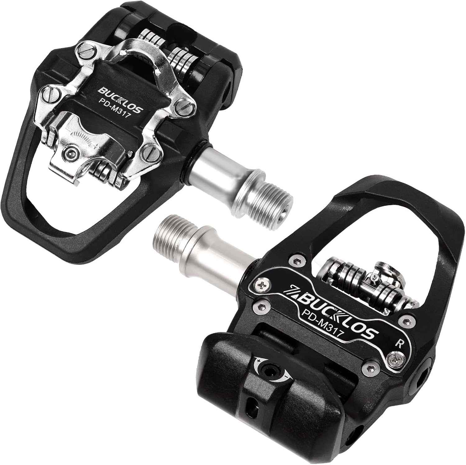 BUCKLOS Look Delta SPD Spin Bike Pedals for Indoor Cycling