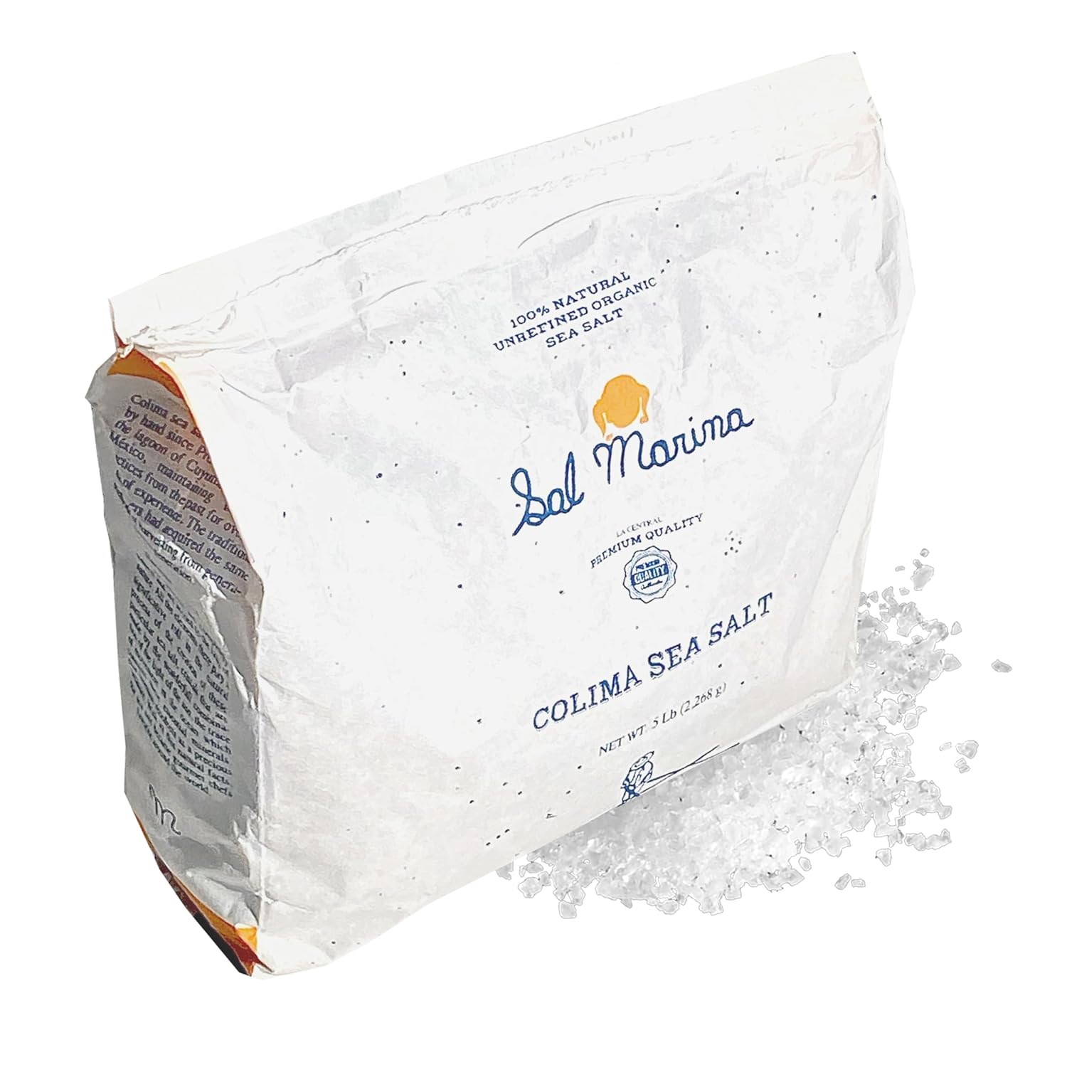 Unrefined Colima Sea Salt 5lbs - Natural Kosher Seasoning