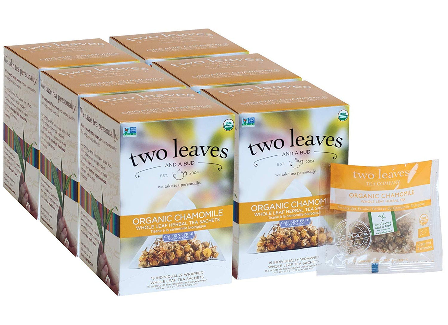 Organic Chamomile Tea Bags for Relaxation and Comfort