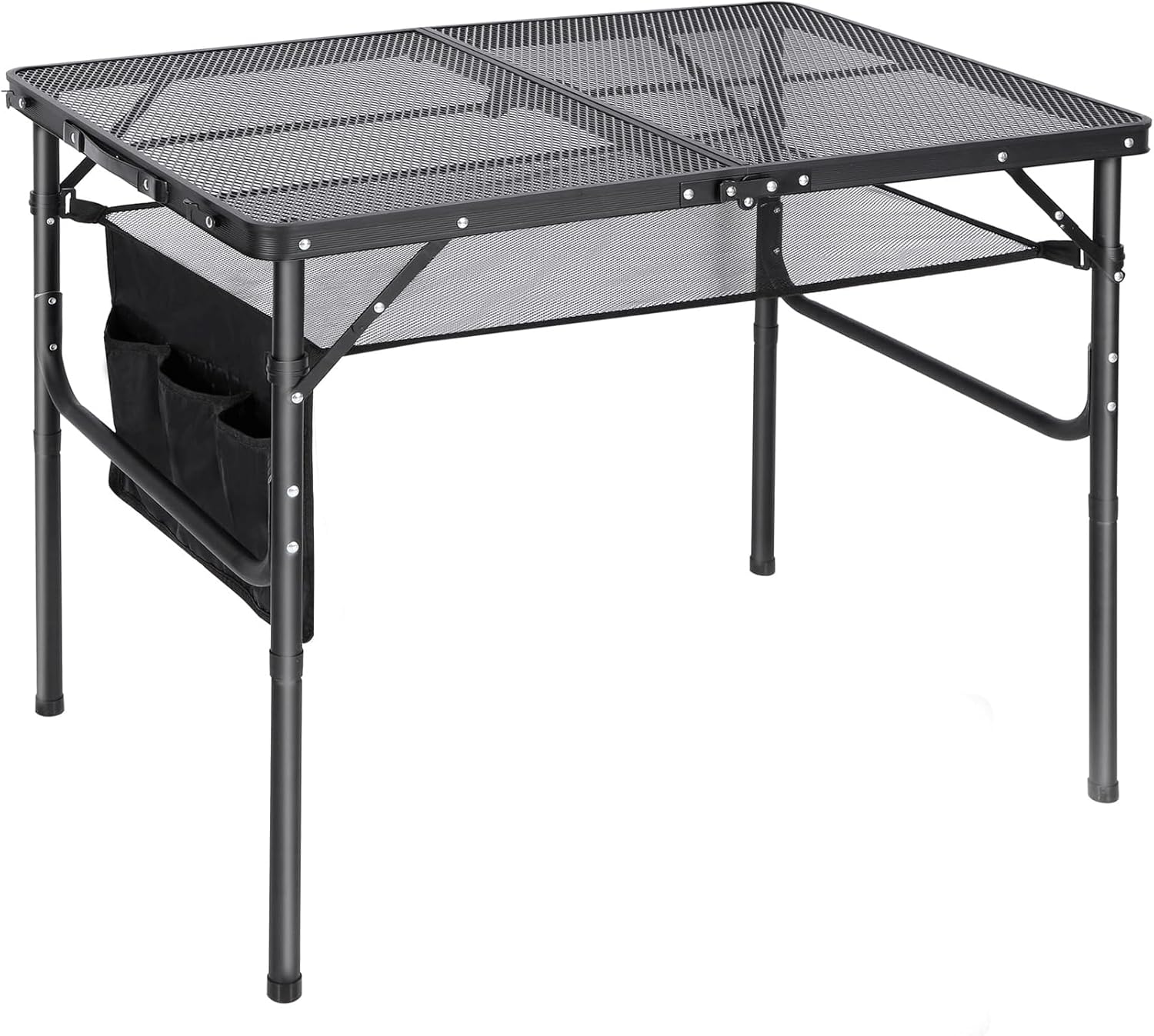 REDCAMP 36x24 Folding Grill Table for Outdoor Cooking and BBQ
