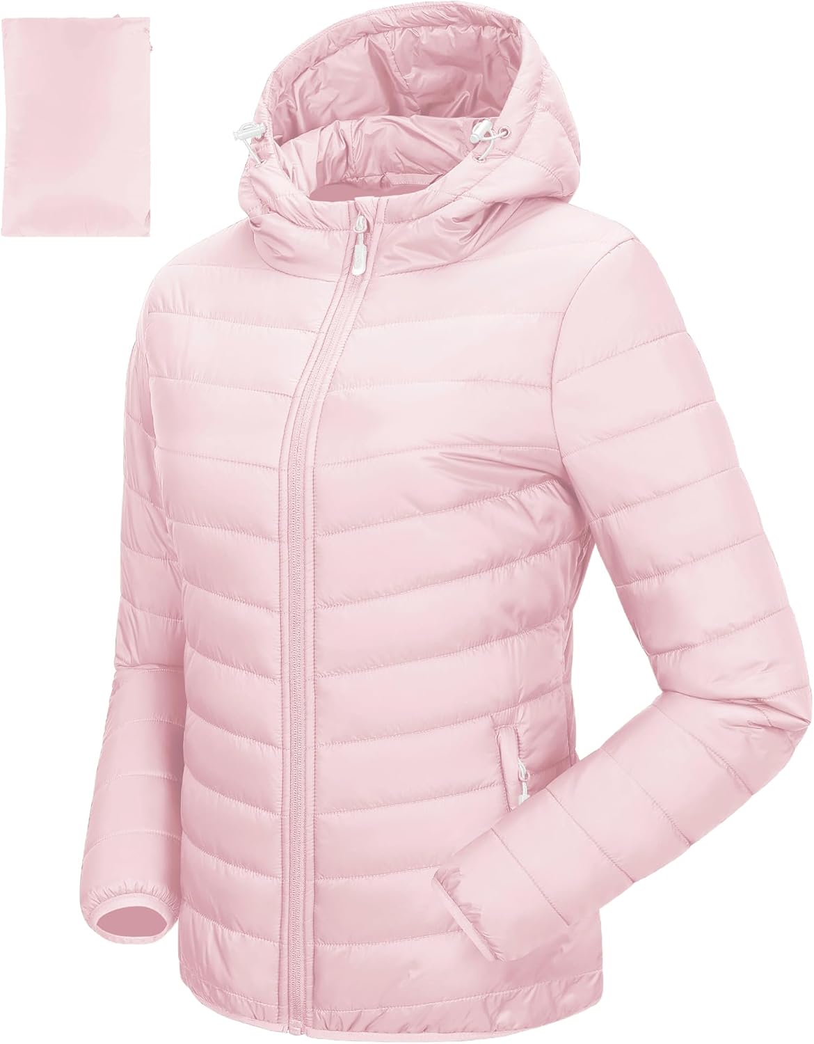 33,000ft Women's Packable Puffer Jacket for Winter Warmth