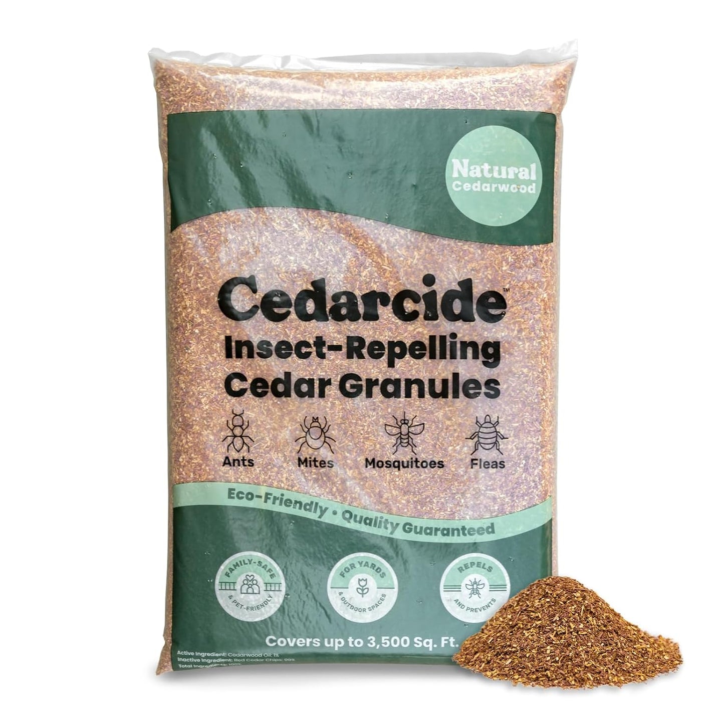 Cedar Lawn Patio Granules for Fleas, Ticks, Ants & More