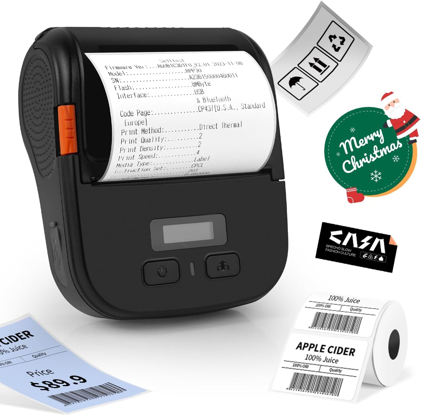 Rongta Bluetooth Label Maker: Effortless Large Label Printing