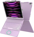 GGH Touch Keyboard Case for iPad Air 13 & 12.9 Pro - Light Purple