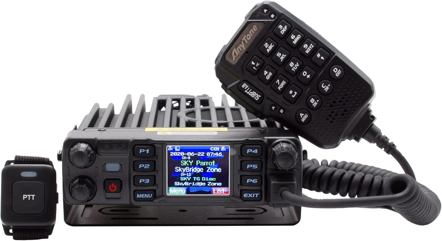 AnyTone AT-D578UVIII Plus Tri-Band DMR Mobile Radio Review
