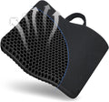 Gel Seat Cushion for Long Sitting - Double Thick Honeycomb Comfort