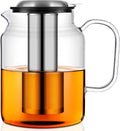 Aquach 85oz Glass Teapot with Stainless Steel Infuser - Large Batch