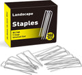 HongWay 360 Pack 6 in Landscape Staples - Heavy Duty Garden Stakes