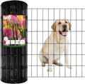 Flexible Black PVC Coated Wire Fence for Secure Garden Enclosure