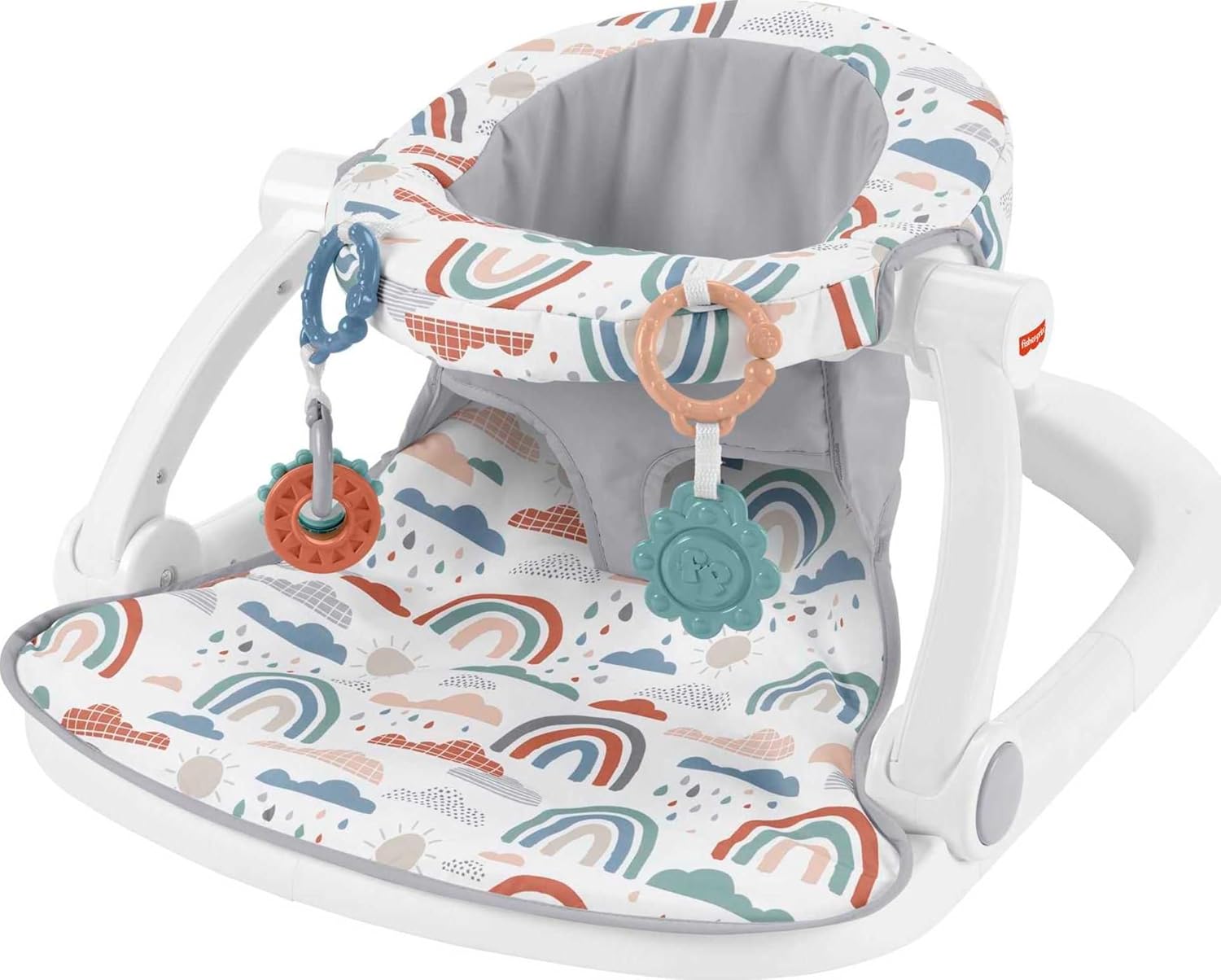 Fisher-Price Baby Chair with Developmental Toys - Rainbow Sprinkles