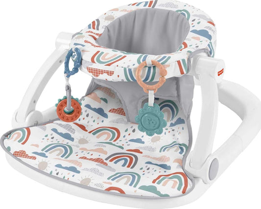 Fisher-Price Baby Chair with Developmental Toys - Rainbow Sprinkles
