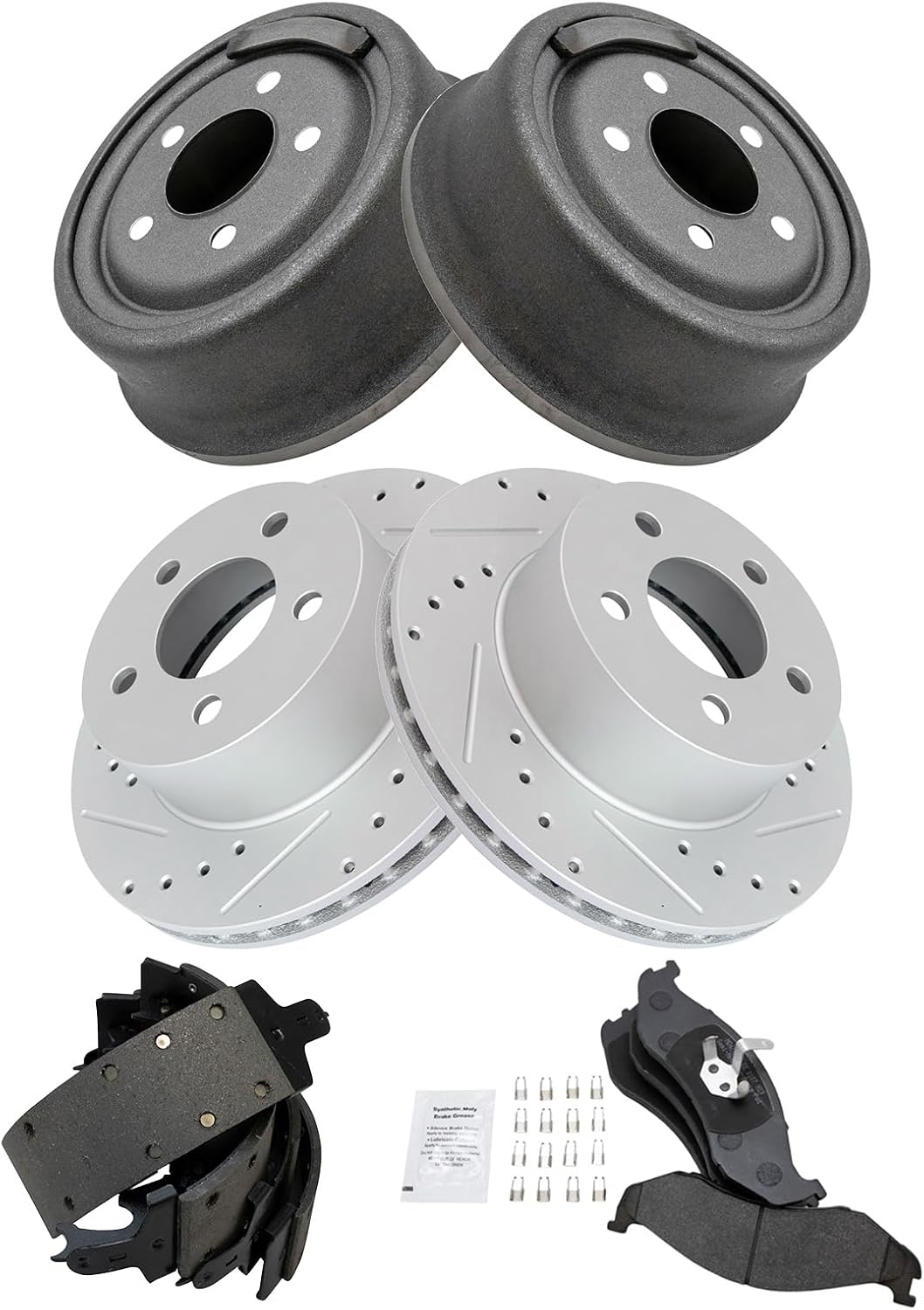 Performance Semi-Metallic Brake Pad & Rotor Kit for Jeep Models