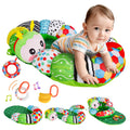 3-in-1 Tummy Time Pillow for Baby 0-6 Months - Supportive Caterpillar
