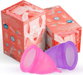 Ultimate Comfort Menstrual Cup Set | Leakproof & Odour-Free | S/L (2 Pack)