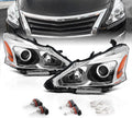 AmeriLite 2013-2015 Altima 4Dr Sedan Projector Halogen Headlights