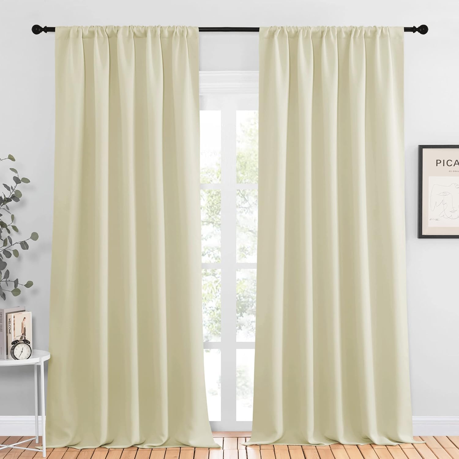 NICETOWN Room Darkening Curtains for Bedroom Privacy Protection