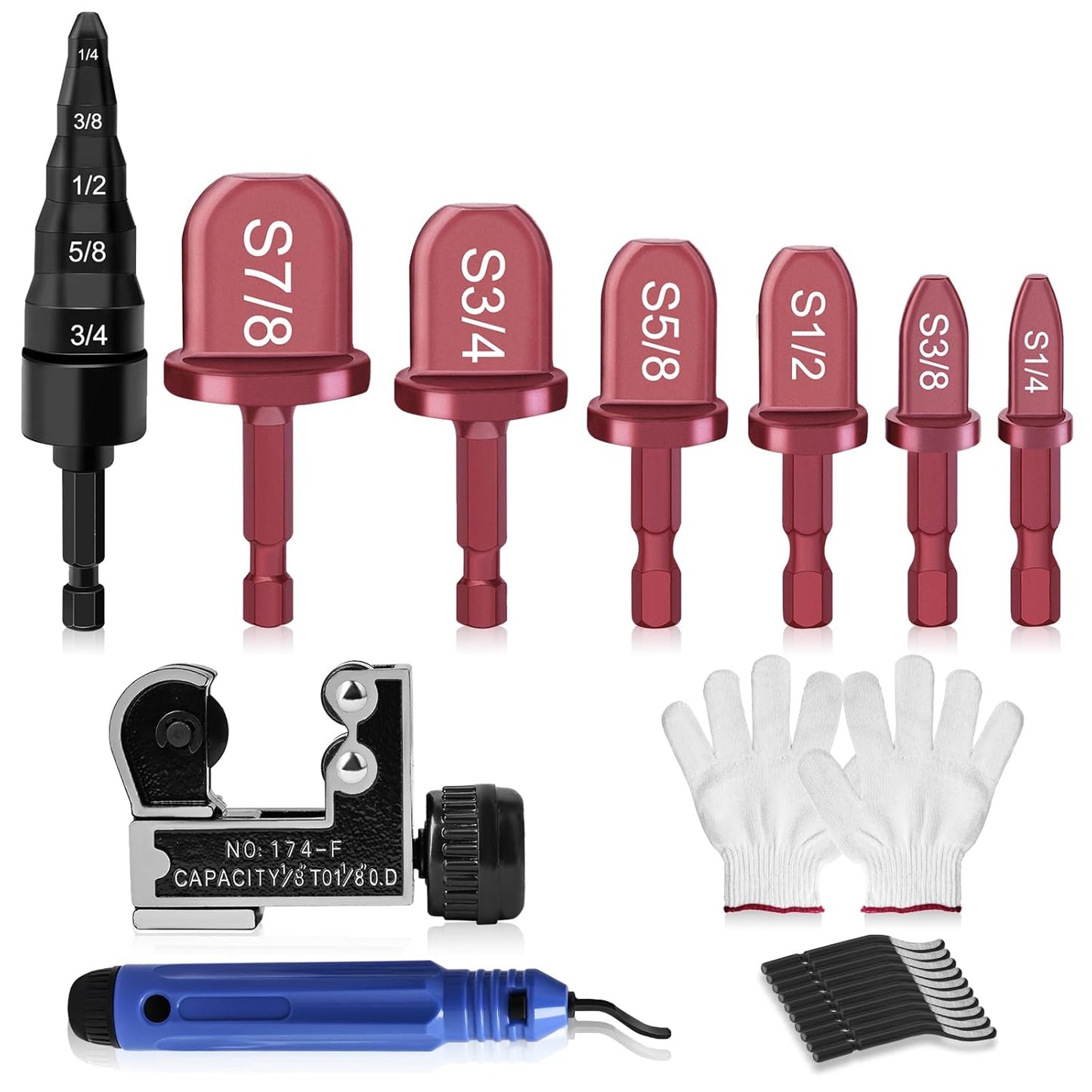 Hakkin HVAC Repair Set - Expand Copper Tubes Easily!