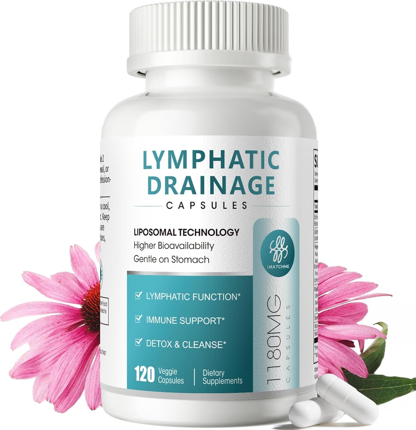 iMATCHME Lymphatic Drainage Supplements for Detox & Cleanse