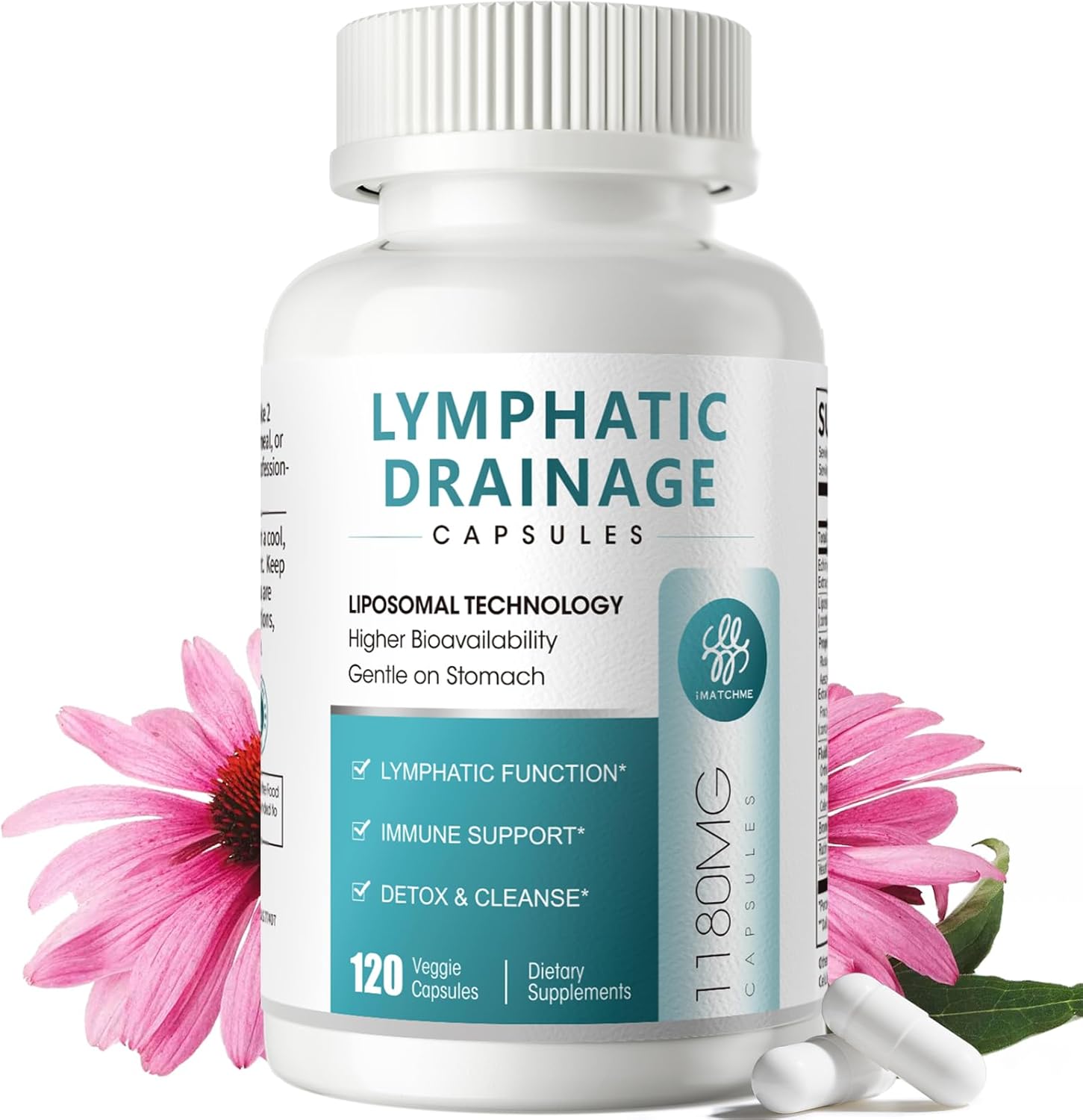 iMATCHME Lymphatic Drainage Supplements for Detox & Cleanse
