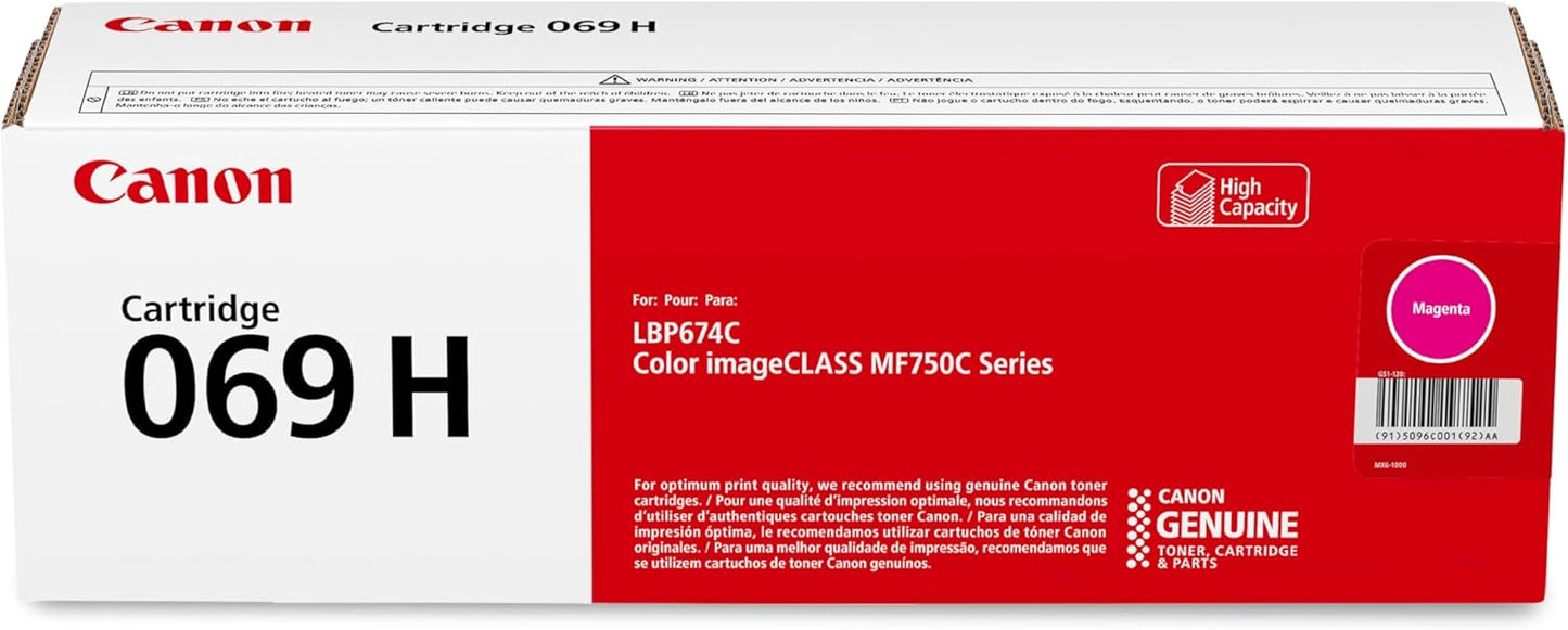 Canon Genuine 069 Magenta Toner Cartridge for High-Quality Prints