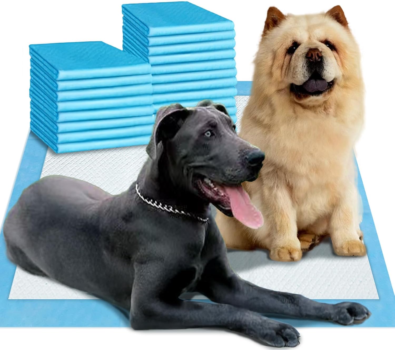 Boscute 54x37 Pee Pads for Large Dogs - Heavy Absorbent Design
