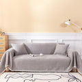 Couch Cover for Dogs Grey Sectional Sofa Cover - Machine Washable