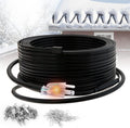 Roof & Gutter Snow De-Icing Kit 160 ft - Prevent Ice Dams Easily