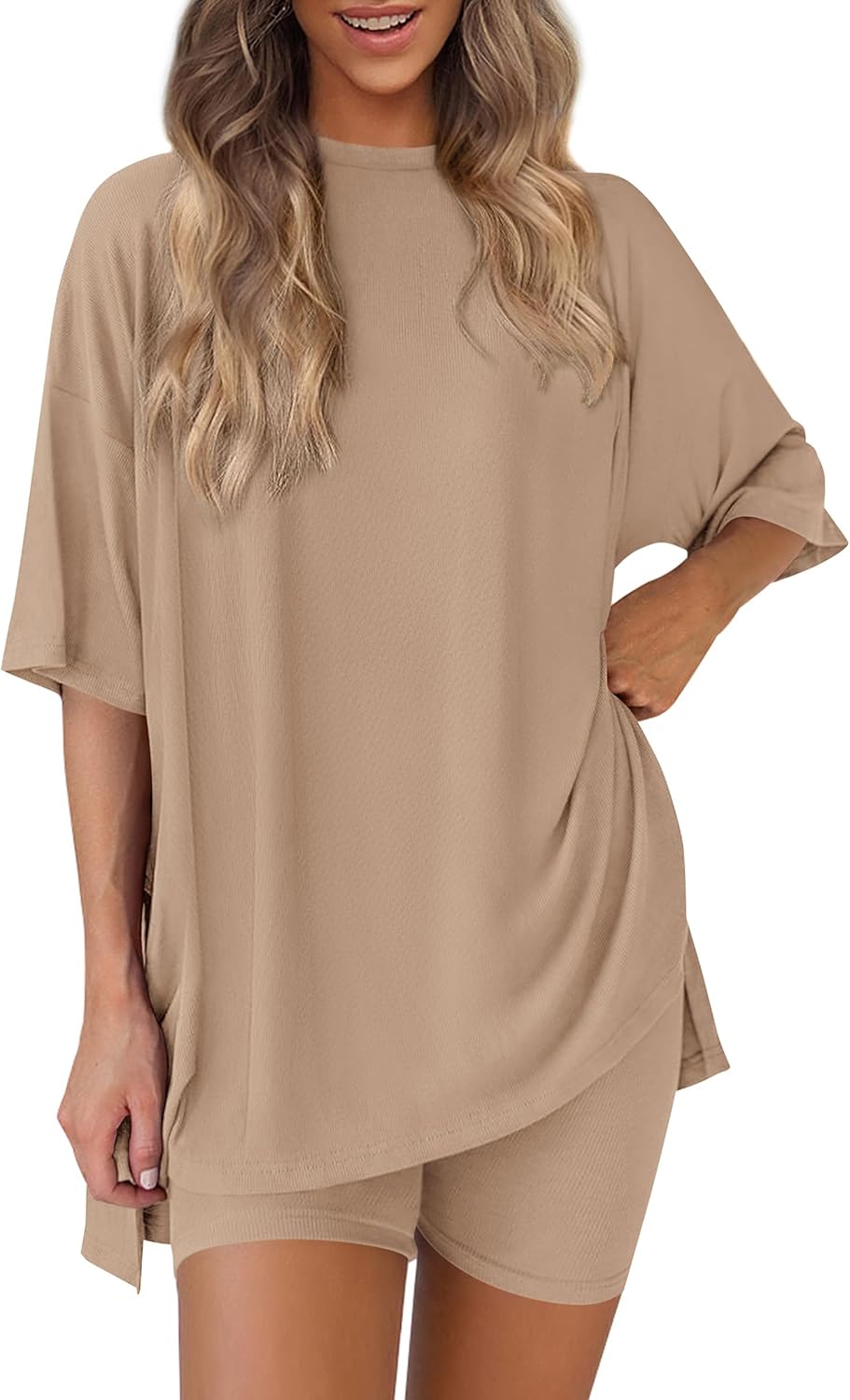 PRETTYGARDEN Women's Two Piece Lounge Set for Summer Travel