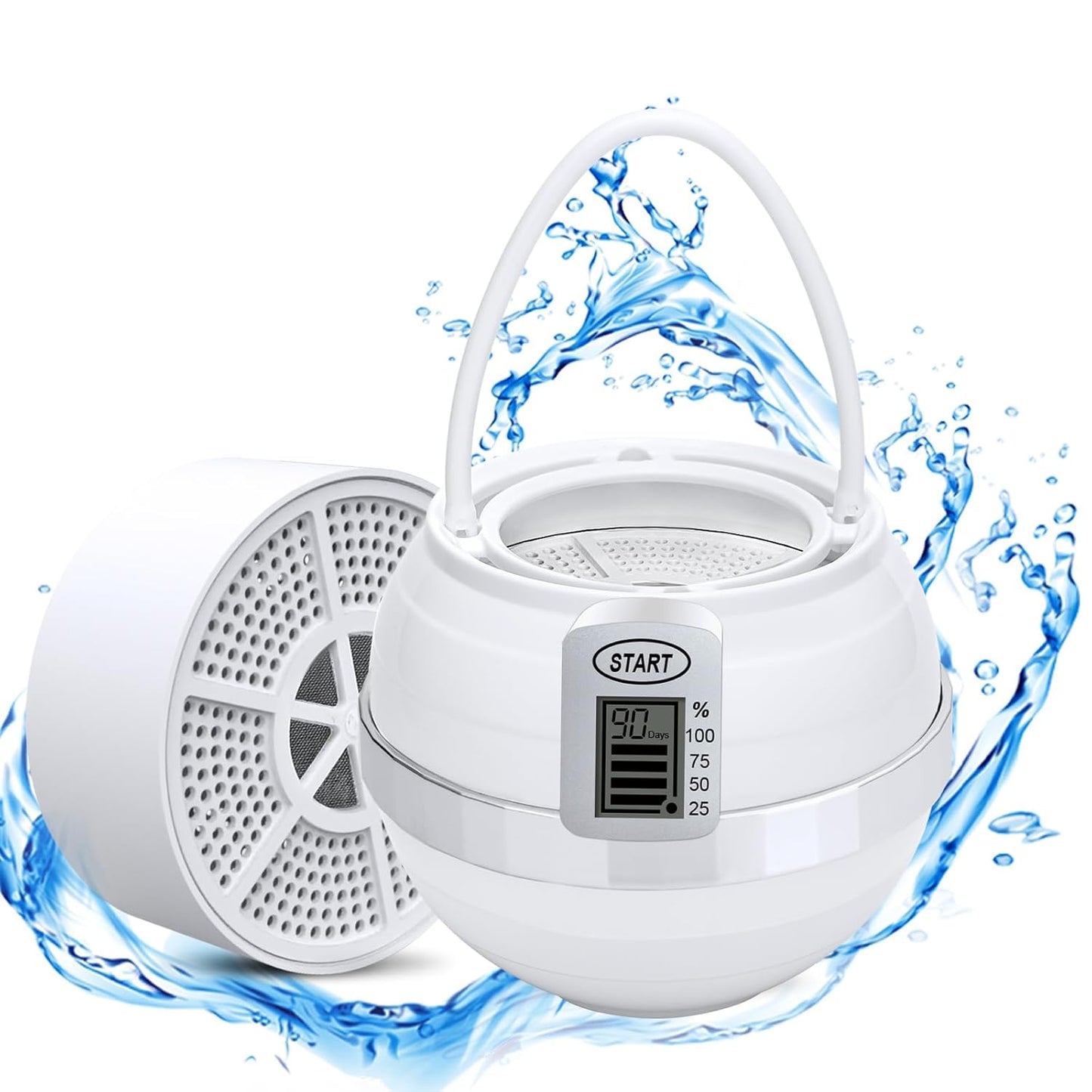 Premium Bath Ball Filter for Softer Skin & Hair - Easy Install