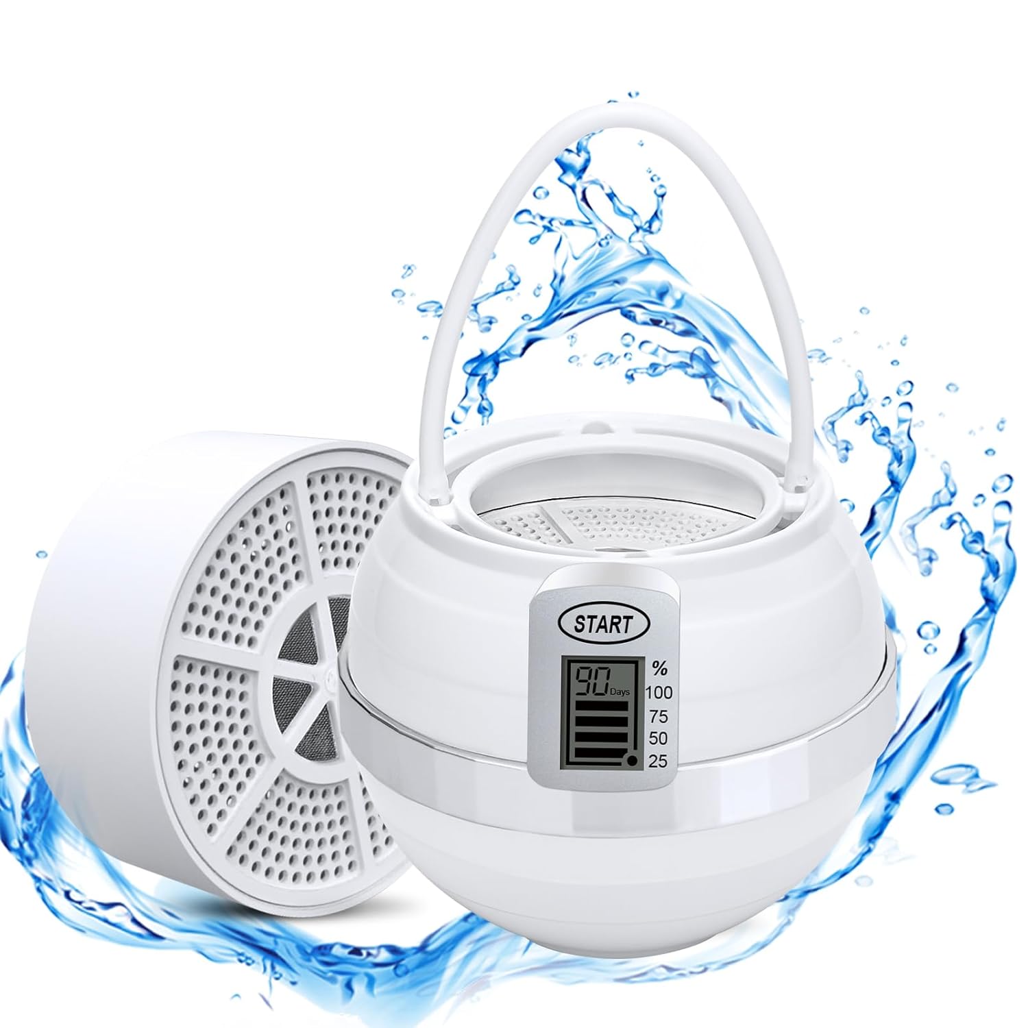 Premium Bath Ball Filter for Softer Skin & Hair - Easy Install