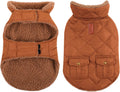 Warm Dog Coat Puffer Jacket for Cold Weather - Ultra Thick Plush