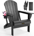 Plastic HDPE Adirondack Chair Folding Outdoor Chair - Weather