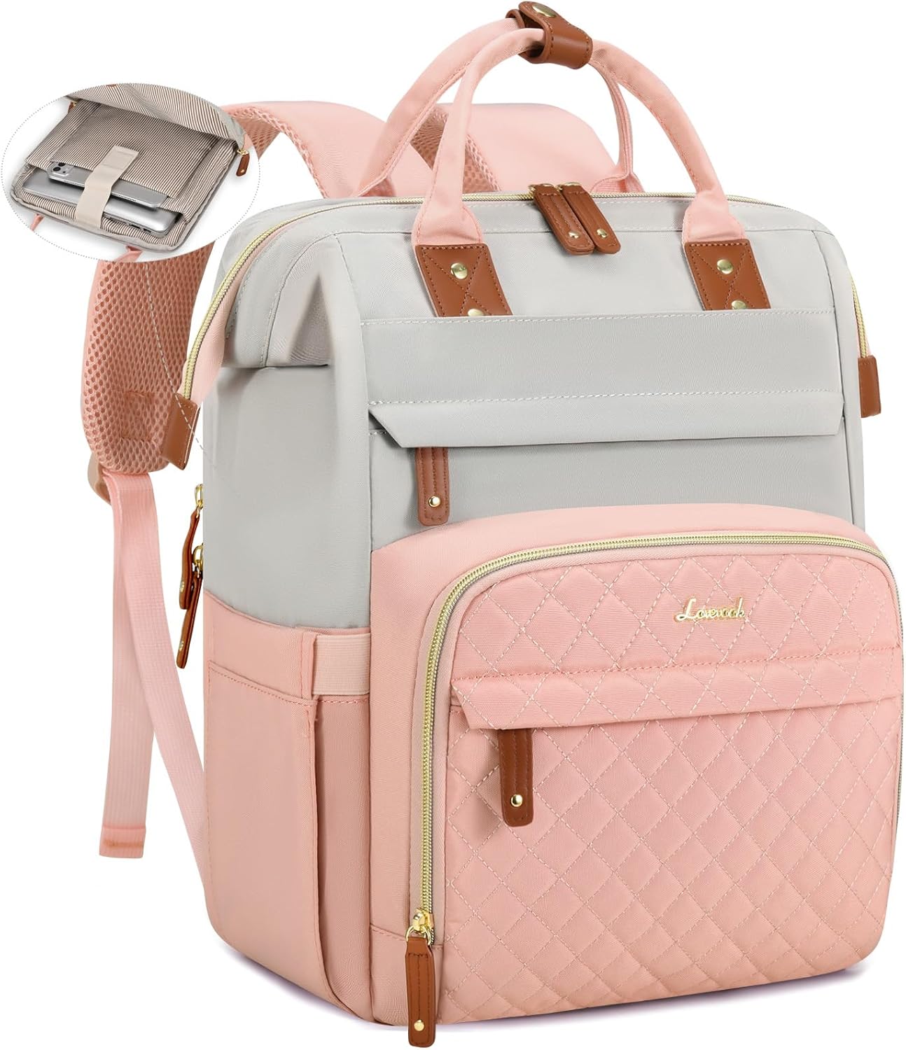 LOVEVOOK Laptop Backpack for Women - Stylish and Functional