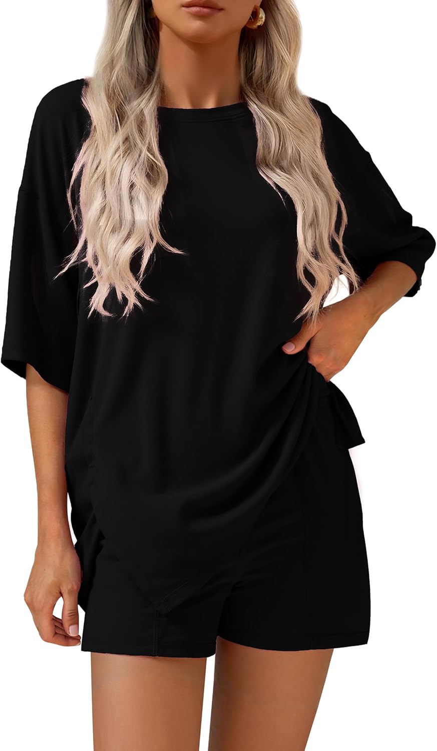 KIRUNDO 2 Piece Sets for Women Summer Lounge and Travel Outfits