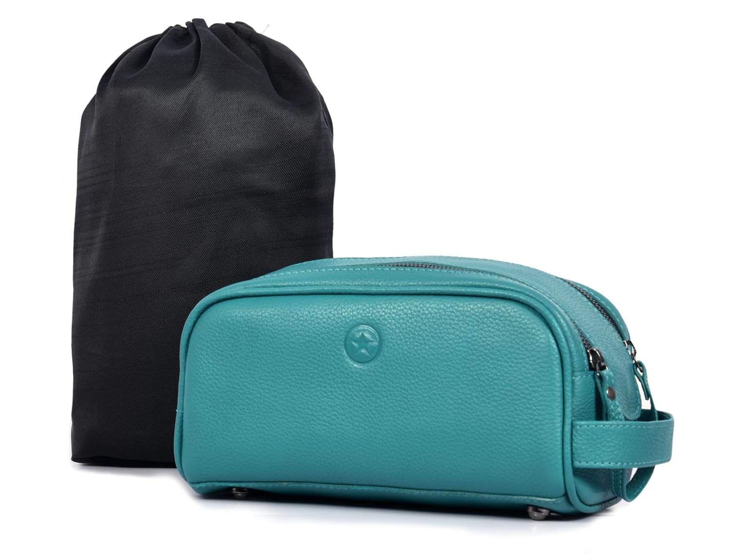 10 Premium Leather Toiletry Travel Pouch for Stylish Grooming