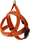 Quick Fit Dog Harness Medium Orange - No-Pull Adjustable Comfort