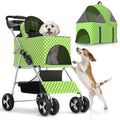 Magshion Foldable Pet Stroller for Small Dogs & Cats Up to 33 lbs