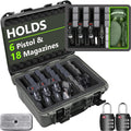Pistol Gun Case for Multiple Handguns - TSA Approved Travel Case