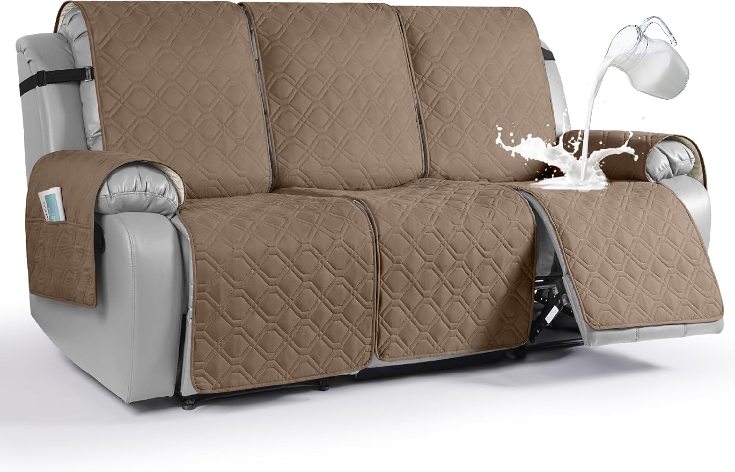 VANSOFY Waterproof Recliner Couch Covers for Pets and Kids